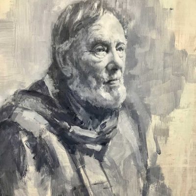 Portrait of John Sheppard. Oils on 50x70cm board. SOLD