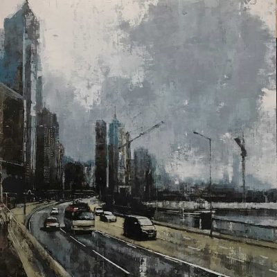 Hong Kong. Oils on 70x80cm board. SOLD</br>

<i>Best painting and overall winner, Gibraltar Spring Visual Arts Competition 2021</i>